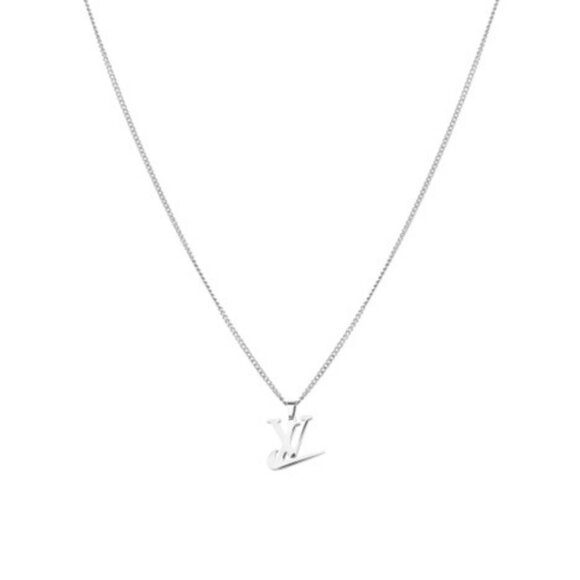 NIKE: LV Swoosh Necklace Silver - Picture 5 of 8